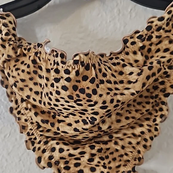 Women's Leopard Shade & Shore Swim Bottoms. Size Med 8-10 NWT - Picture 8 of 10